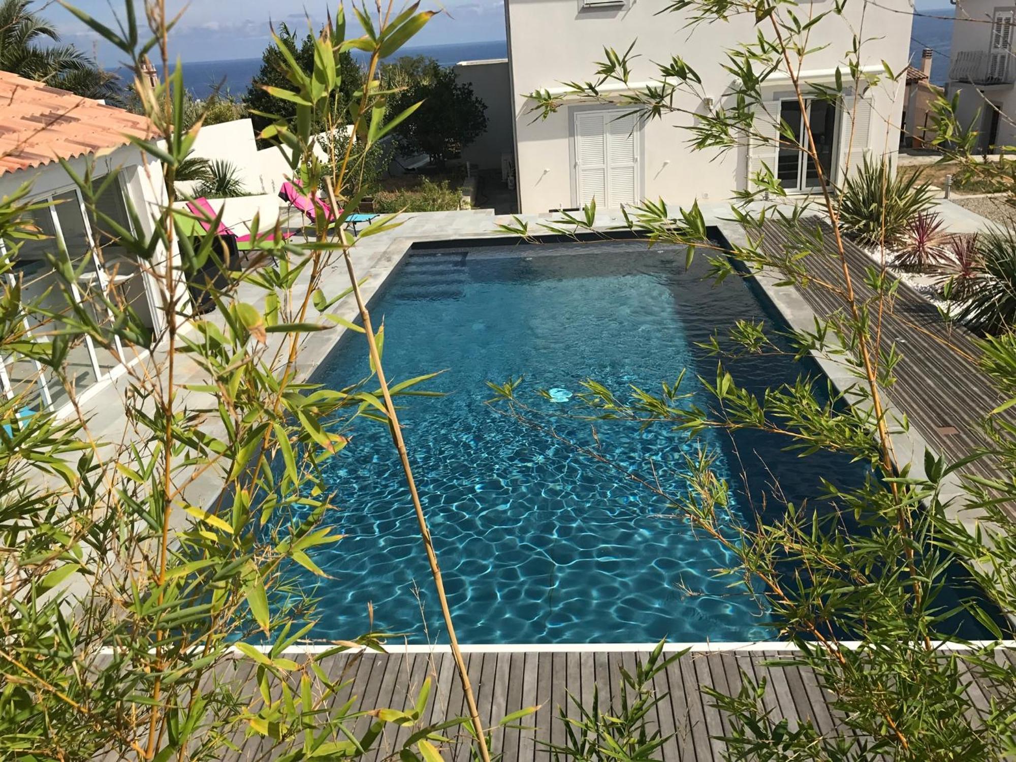 Magnifique Maison Avec Vue Mer Hauteur De Bastia 巴斯蒂亚 外观 照片